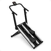 Stamina Stair Climber Compact Stepper Machine with Adjustable Design, Blue | Compact Exercise Stepper Machine for home workouts with 8 Adjustable Resistance Levels; 40-0150; Bluetooth