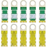 Scaffold Status Holder and Safety Inspection Tags - Do Not Use Scaffold - 10 Pcs