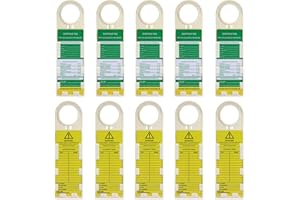 OMGTMD Scaffold Status Holder and Safety Inspection Tags - Do Not Use Scaffold - 10 Pcs