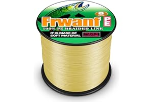 Frwanf Braided Fishing Line 8 Strands of Super Strong PE Fishing line Extreme Power Fishing Braided line is Used for Saltwater and Freshwater Fishing