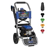 Westinghouse WPX3400e Electric Pressure Washer, 3400 Max PSI and 2.0 Max GPM, Brushless Motor, Onboard Soap Tank, Spray Gun and Wand, 5 Nozzle Set, for Cars/Fences/Driveways/Homes/Patios/Furniture