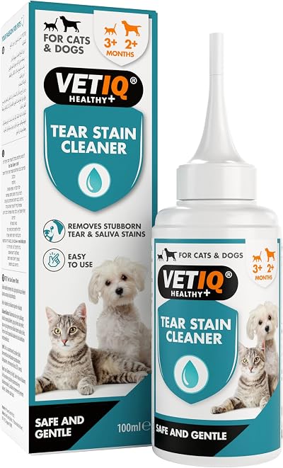 VETIQ Tear Stain Remover for Cats & Dogs 100 ml