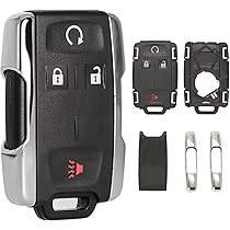 Key Covers Smart Case Shell Fit For GMC Yukon Chevy Tahoe - Foto 9