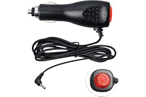 YeeBeny Straight Power Cord 12V/24V Input Compatible with for Cobra Radar Detectors Cobra RAD 450, 8-Band, ESD-6100, ESD-7000