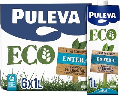 ECO - Leche Ecológica Entera BIO - Bienestar Animal - Brik UHT Pack 6 x 1L