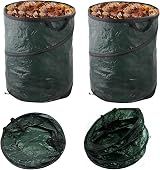 ADEPTNA Large 120L Pop-Up Garden Waste Bag with Handles Pack of 2