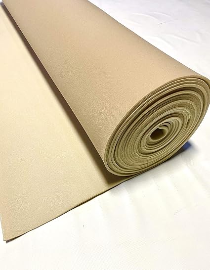 Amazon Com Lt Tan 144 4 Yards Long X 60 Wide Headliner 3 16 Foam Backed Fabric Material