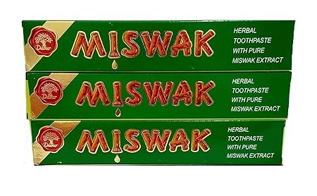 Dabur Miswak Kräuterzahnpasta, 100 ml, 3 Packungen