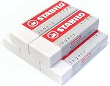 STABILO Eraser Legacy 1186 White Pack of 5”