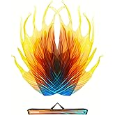 Baisdan 55'' Double Layered Worship Flags for Dance Church, Praise Dance Flags for Worship, Praise Flag with Flexible Rod and Storage Bag, Set of 2, Yellow-Orange-Blue