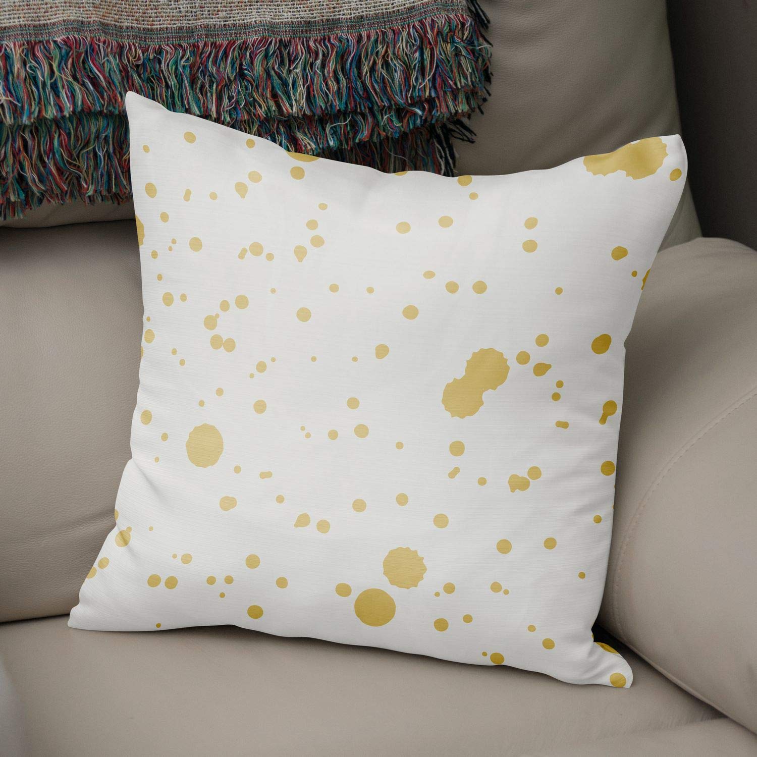 Bonamaison Decorative Cushion Cover Random Pattern, Throw Pillow Covers, Home Decorative Pillowcases for Livingroom, Sofa, Bedroom, Size:50x50 Cm - Designed and Manufactured in Turkey