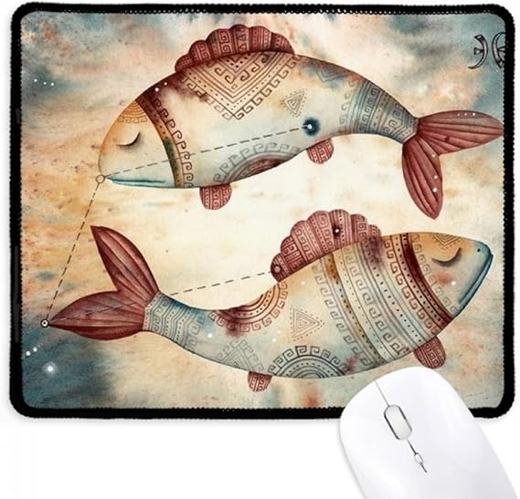 DIYthinker March Pisces Constellation Zodiac Mousepad ...