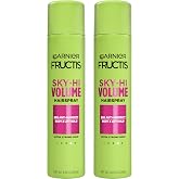 Garnier Fructis Sky-Hi Volume Hairspray, Anti-Humidity Volumizing Spray With Bamboo Extract, Provides 24-Hour of Flexible Hold and Frizz Control, 8.25 oz, 2 Count (Packaging May Vary)