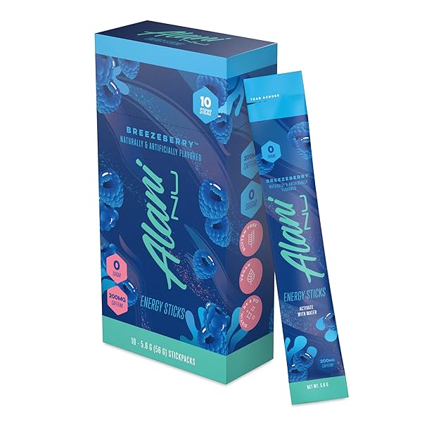 ALANI NU BREEZEBERRY, ENERGY STICKS 10 PACK