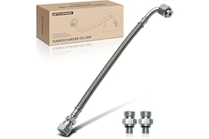 A-Premium Turbocharger Oil Line Compatible with Ram 2500 3500 4500 5500 2011-2018 & Dodge Ram 2500 3500 2003-2010, Ram 4500 5