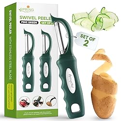 Spring Chef Premium Swivel Vegetable Peelers for