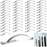 50 Pcs Window Screen Tension Spring, Durable Corner Mount Flat Window Spring Stainless Steel Window Screen Clips, Holding Screen Sliding in Aluminum Channel Safely and Securely, &frac14;&rdquo; Wide 2-3/4&rdquo; Long