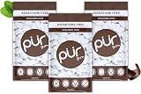 PUR Gum Sugar Free Chocolate Mint Chewing Gum 55 Pieces Pack of 3