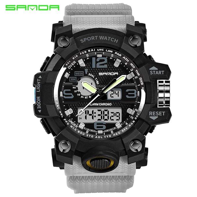 sanda military waterproof watch