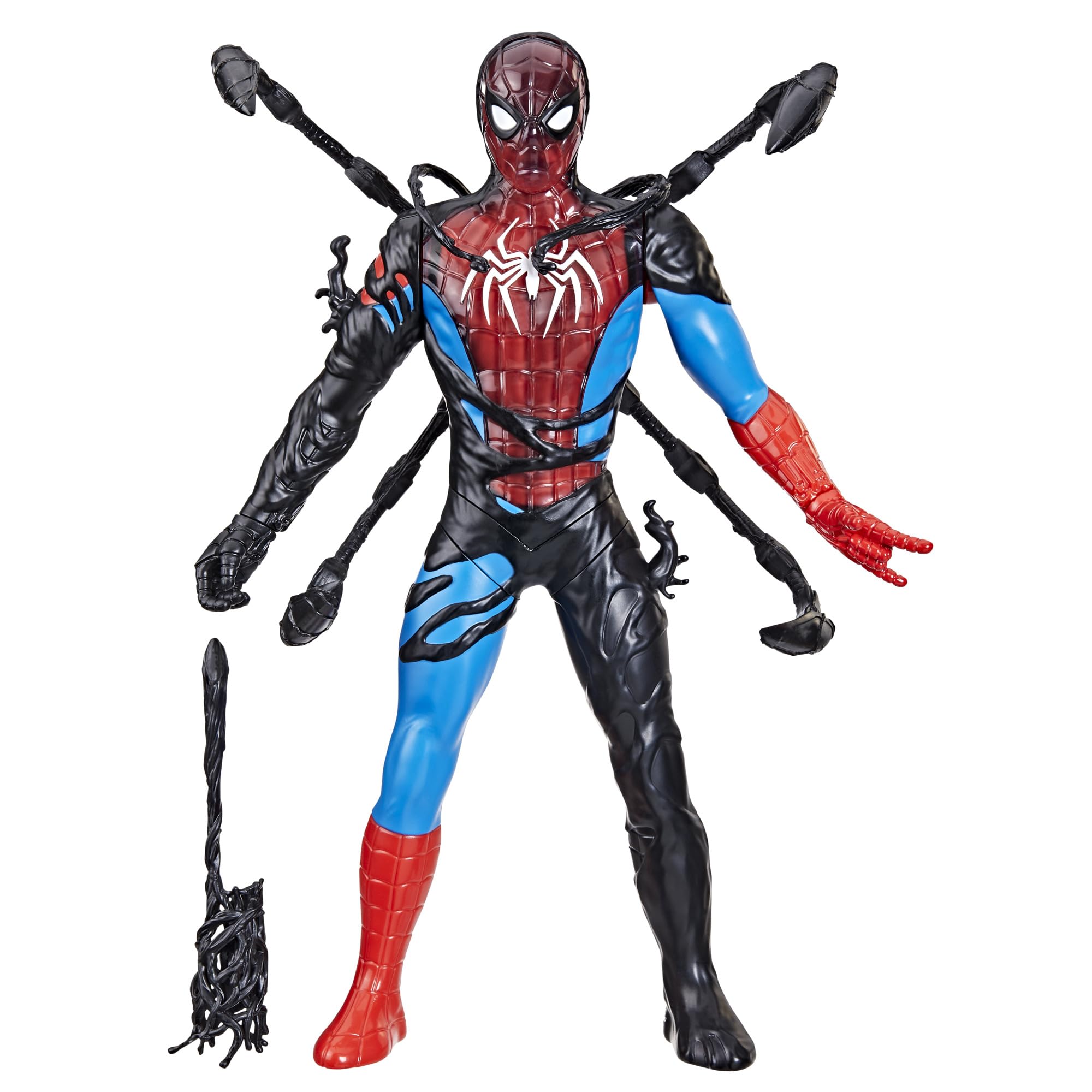 Spider-Man Marvel VenomVersus Liquid Shifter Action Figure with Accessories, 11-Inch-Scale Super Hero Toys for Kids Ages 4 and Up
