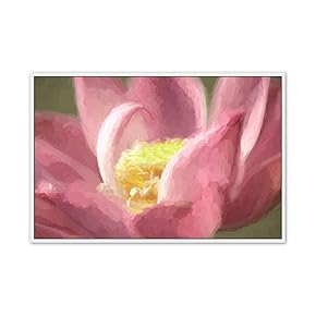 SIGNWIN Framed Canvas Wall Art Flower Canvas Prints...