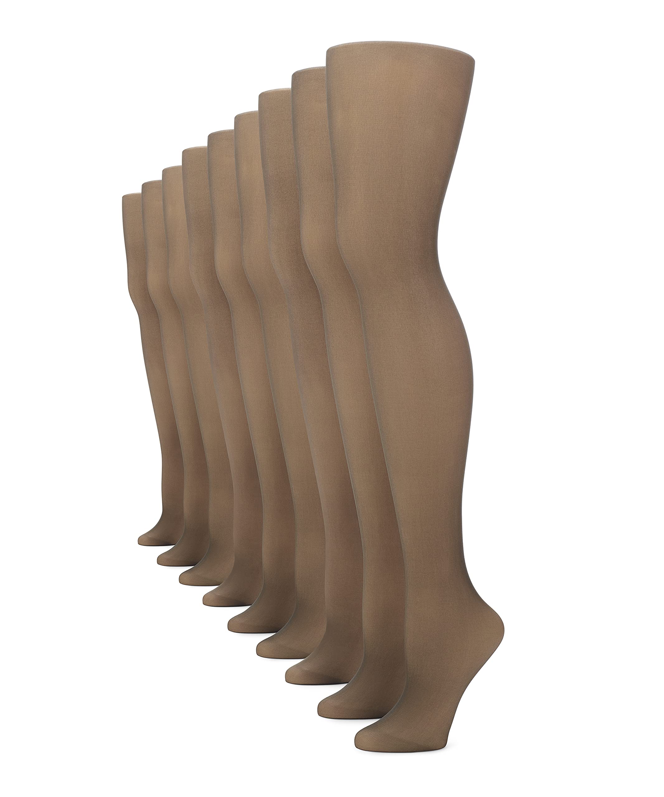 No nonsense Women's Plus Control Top Pantyhose with