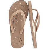 STQ Shower Shoes for Women Pool Beach Flip Flops with Arch Support Quickly Dry