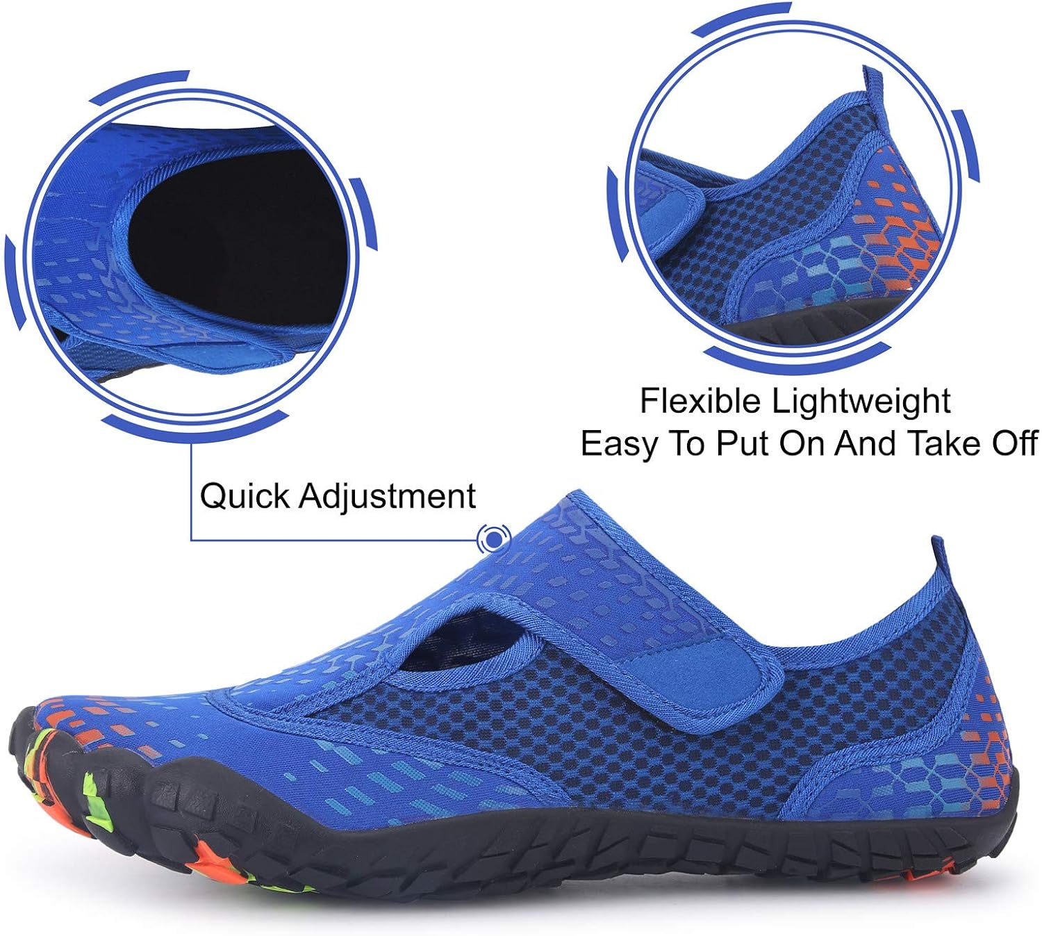  | L-RUN Athletic Hiking Water Shoes Mens Womens Barefoot Aqua Swim Walking Shoes | Hiking Shoes