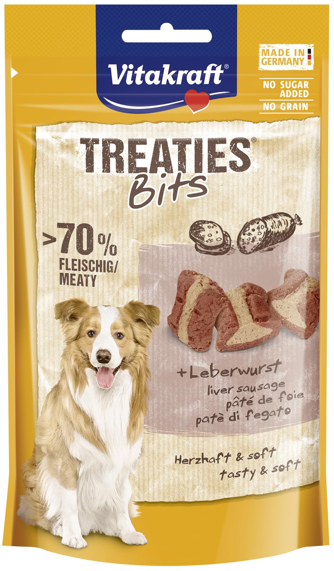 Vitakraft meaty dog snack, oven-roasted, treat