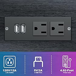 Height Adjustable Computer Tower Stand with Charge