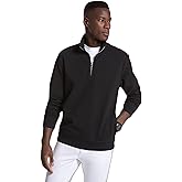 Michael Kors Men's Solid Textured Quarter Zip