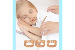 Mouth Tape for Kids – 60 Pack Small Size Hypoallergenic Sleeping Mouth Tape for Children, Cute Prints Breathable Non-Woven Fa