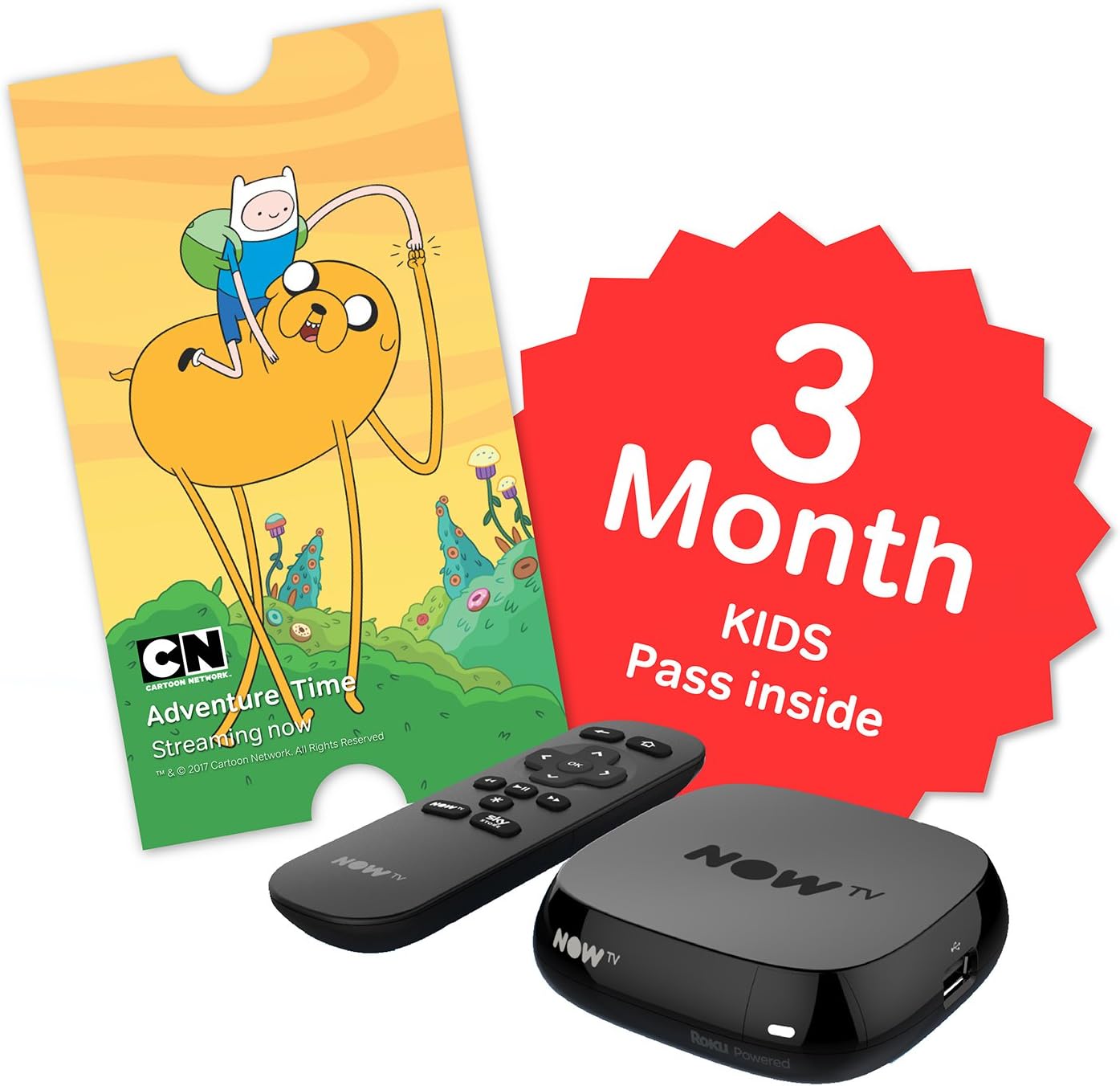 NOW TV Box – 3 Month Entertainment Kids Home Cinema Access Voucher Bundle