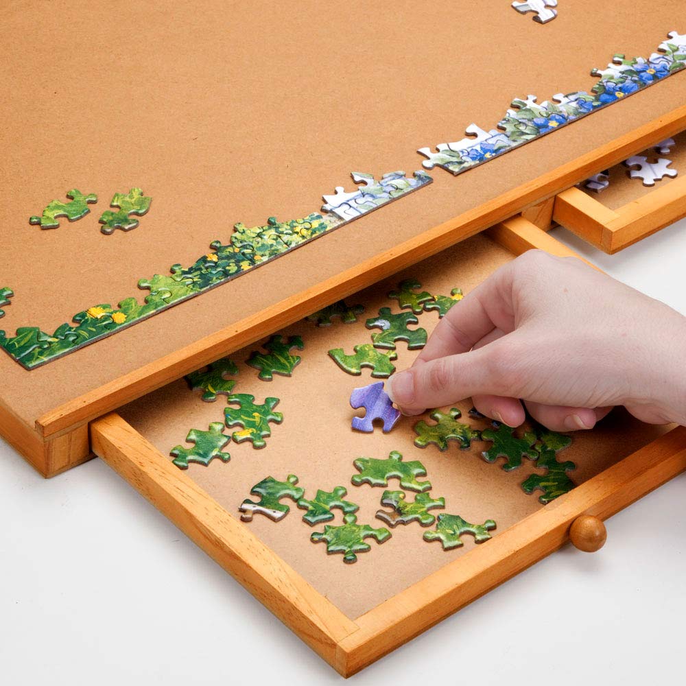 Bits And Pieces Jumbo Size Wooden Puzzle Plateau Smooth