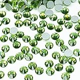 1440pcs SS16 4.0mm Light Green Flatback Rhinestones