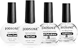 JODSONE Nail Dehydrator Primer Base Coat Top Coat Kit 4x10ml Glossy Quick Dry