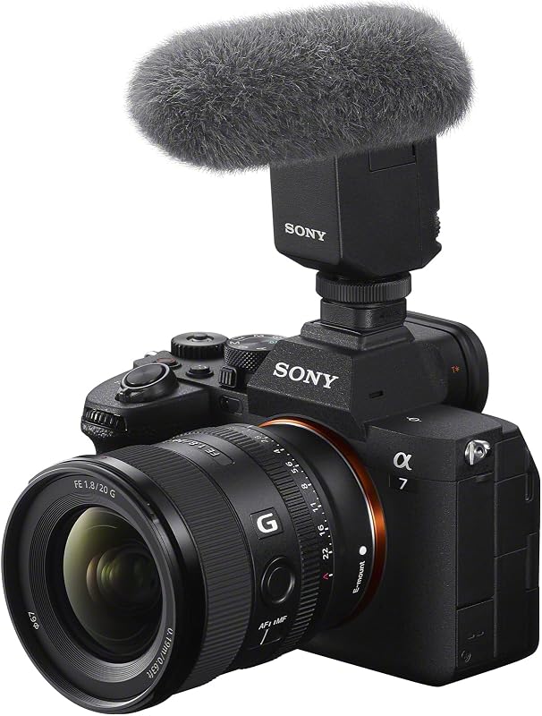 ECM-B10 Micrófono direccional (Compacto, inalámbrico, sin batería), Negro