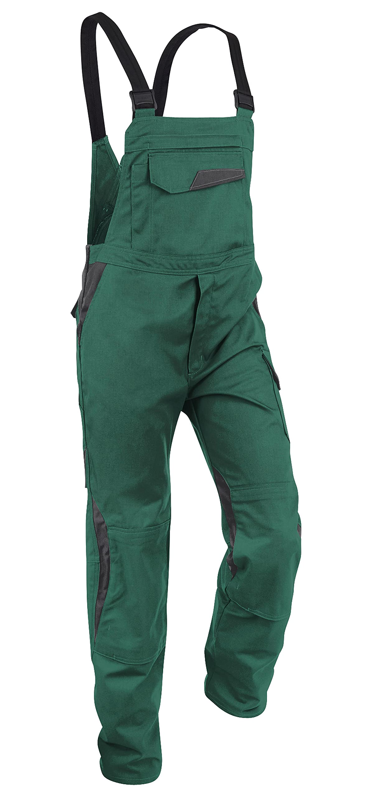 Kubler 3L473421-6597-44 Size 44 "Vita Cotton+" Dungarees - Green/Anthracite