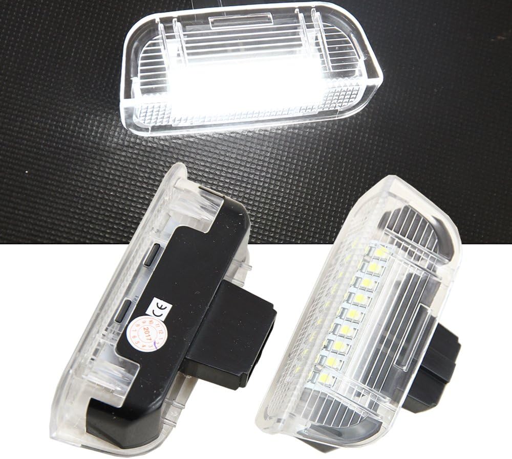 VW Led Door Step Light - Led Door Welcome Warning White Auto Led Light Bulb For VW/Volkswagen Golf 5 Golf 6 Jetta MK5 MK6 CC Tiguan Passat B6