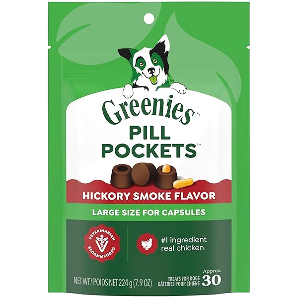 GREENIES PILL POCKETS FOR DOGS LARGE SIZE, DOG...