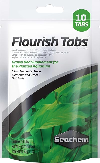 Seachem Flourish Gravel Bed Tablets 10-Tab Seachem Aquarium Plant Fertilizer