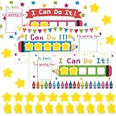 3 Sets Magnetic Rewards Chart Pencil Themed Behavior Chart Token Board | Pencil Themed Behavior Chart, Home Positive Star and