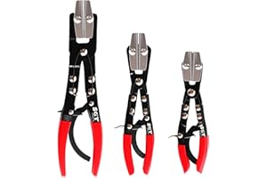 SGT 3pcs Hose Pinch Off Pliers Set, 8inch 10inch 12inch Hose Pinch Pliers for Automotive, Radiator, Heater, Fuel & Coolant Li