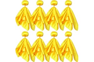 Ahuimeius 8 Pcs Yellow Penalty Flag Football Flags, Referee Flag, Lacrosse,Sports Fan for Football Games Party Accessory Referee Game Party