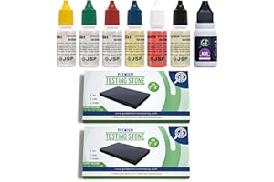 GTE Gold Silver Jewelry Tester Appraisal Kit 10K 14K 18K 22K 24K Platinum Palladium Test Precious Metals 999 925 Scrap