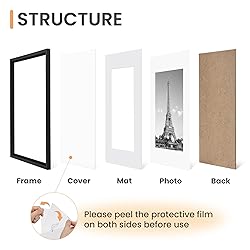 upsimples 11x17 Picture Frame Set of 5, Display