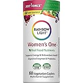 Rainbow Light Multivitamin for Women, Vitamin C, D & Zinc, Probiotics, Womenâ€™s One Multivitamin Provides High Potency Immune Support, Non-GMO, Vegetarian, 60 Tablets