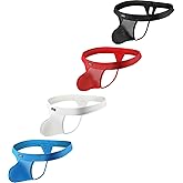 iKingsky Big Pouch G-string Underwear See Through Y-back Under Panties Sexy Low Rise Breathable Mens Thong