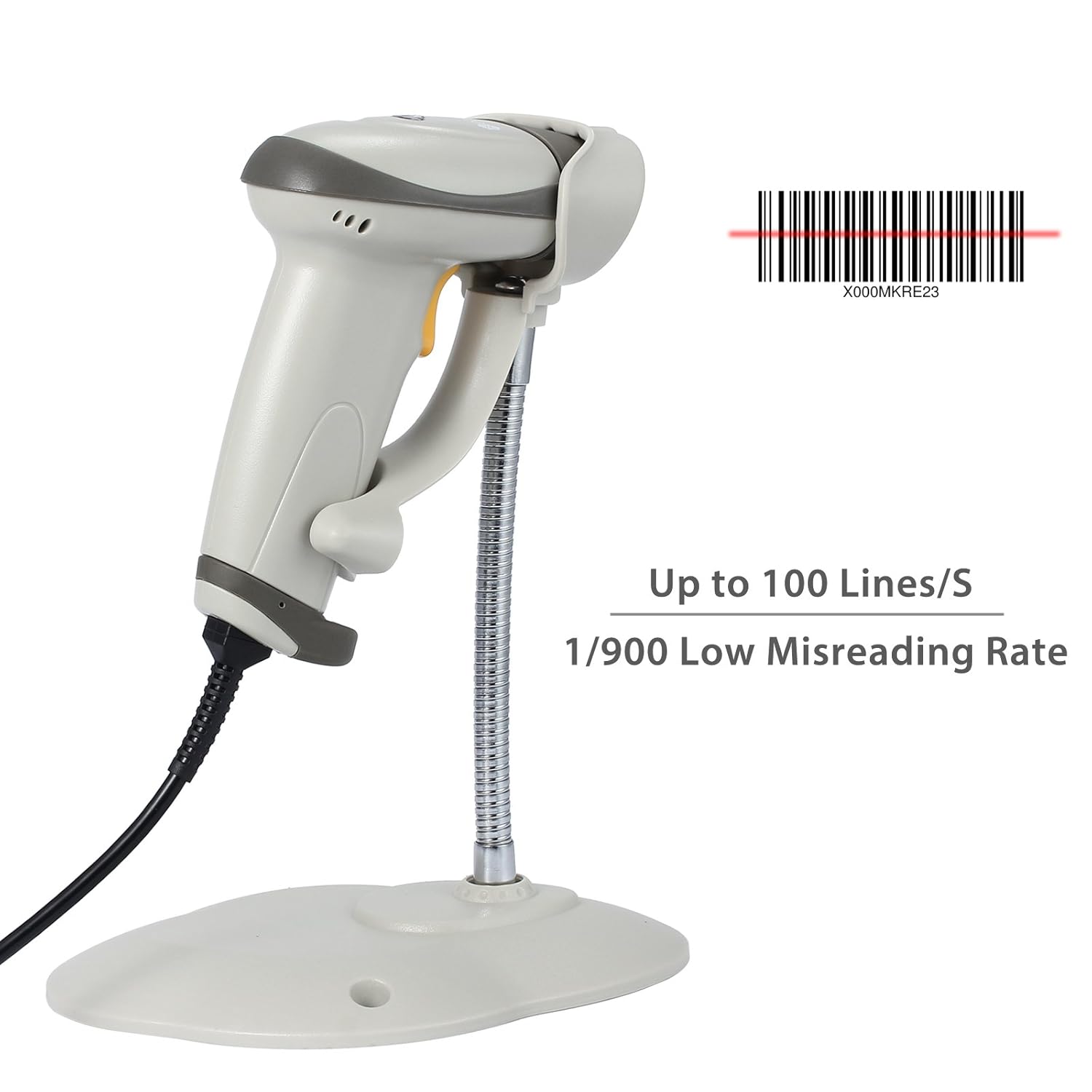 Barcode Scanner, Neoteck USB Automatic Barcode Reader Portable with