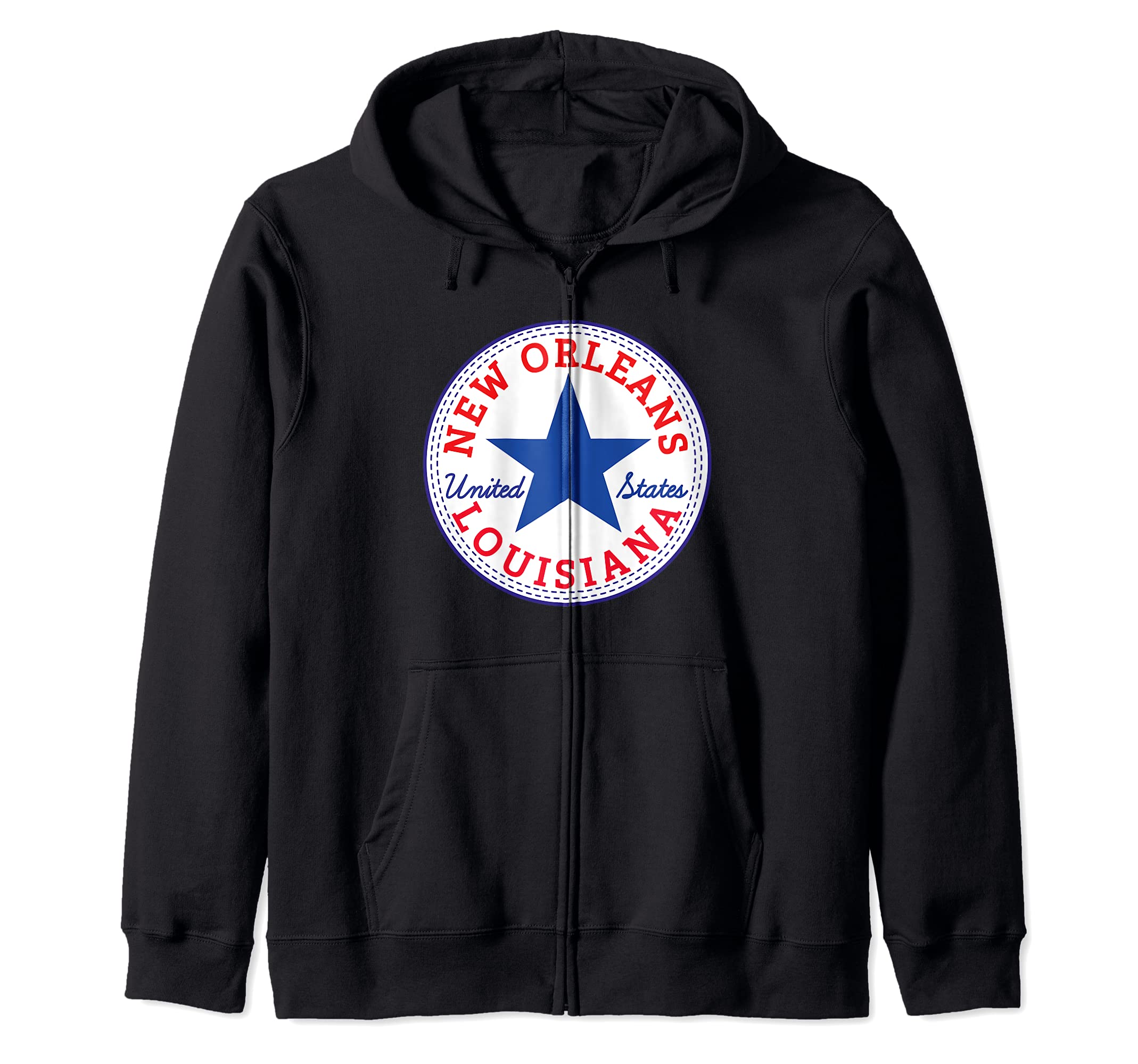 New Orleans Louisiana USA United States of America traveler Zip Hoodie